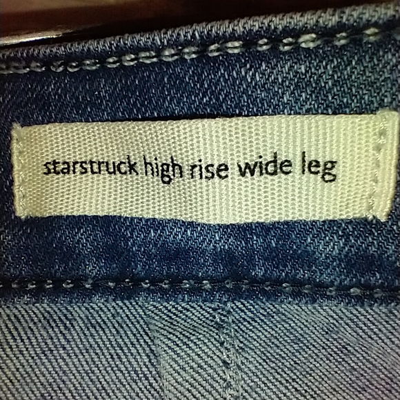 Jessica Simpson Starstruck High Rise Wide Leg Blue Jeans NWT - Picture 9 of 10